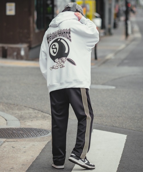 AK-69 バガーチ × ラッセルノ サイドライン トラックパンツ グレー M4 AK-69 バガーチ × ラッセルノ サイドライン トラックパンツ