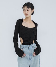 THINGS THAT MATTER | 【THINGS THAT MATTER/シングス ザット マター】JERSEY BODY SUIT/ジャージーボディスーツ(シャツ/ブラウス)