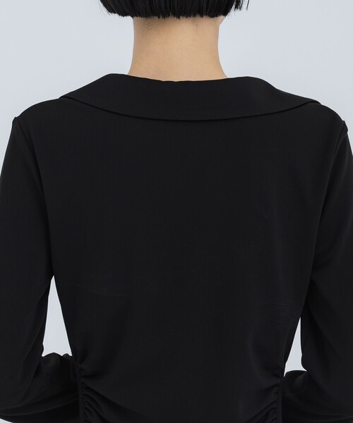 THINGS THAT MATTER（シングス ザット マター）の「【THINGS THAT MATTER/シングス ザット マター】JERSEY BODY SUIT/ジャージーボディスーツ（シャツ/ブラウス・レディース・ブラック/ホワイト・FREE）」の18枚目の写真