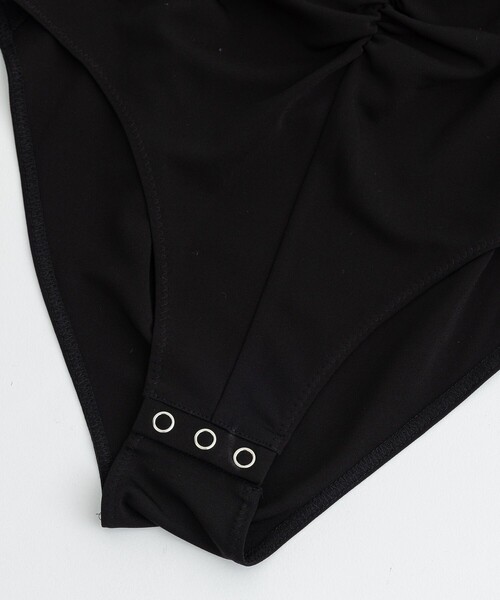 THINGS THAT MATTER（シングス ザット マター）の「【THINGS THAT MATTER/シングス ザット マター】JERSEY BODY SUIT/ジャージーボディスーツ（シャツ/ブラウス・レディース・ブラック/ホワイト・FREE）」の12枚目の写真