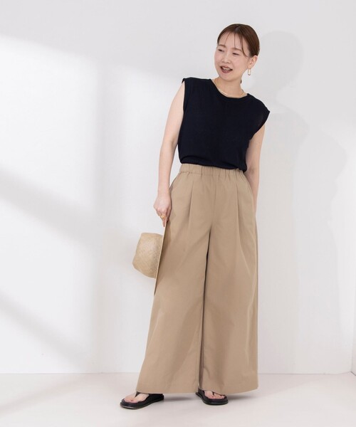 NOLLEY’S(ノーリーズ)の「《アンサンブル対応》シアーワッフルタンクトップ(Tシャツ/カットソー・レディース・ライトグリーン/ネイビー/オフホワイト・FREE)」の18枚目の写真
