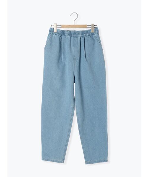 Samansa Mos2（サマンサ モスモス）の「【Lサイズ / WEB限定】デニムテーパードパンツ（デニムパンツ・レディース・サックスブルー/ブルー・M/L）」の21枚目の写真