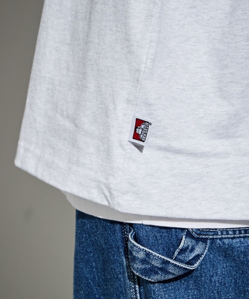 BEN DAVIS(ベンデイビス)の「∴WEGO/別注ベンデイビスプランプロゴT(Tシャツ/カットソー・メンズ・ホワイト/ブラック/スミクロ/オートミール・LARGE/MEDIUM/SMALL)」の19枚目の写真