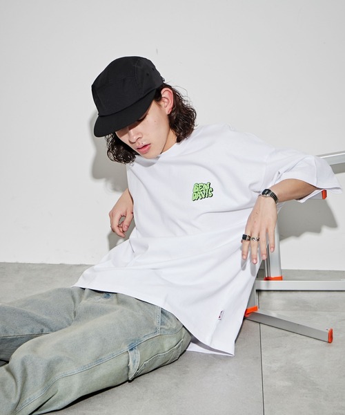 BEN DAVIS(ベンデイビス)の「∴WEGO/別注ベンデイビスプランプロゴT(Tシャツ/カットソー・メンズ・ホワイト/ブラック/スミクロ/オートミール・LARGE/MEDIUM/SMALL)」の20枚目の写真