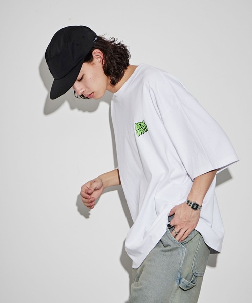 BEN DAVIS(ベンデイビス)の「∴WEGO/別注ベンデイビスプランプロゴT(Tシャツ/カットソー・メンズ・ホワイト/ブラック/スミクロ/オートミール・LARGE/MEDIUM/SMALL)」の22枚目の写真