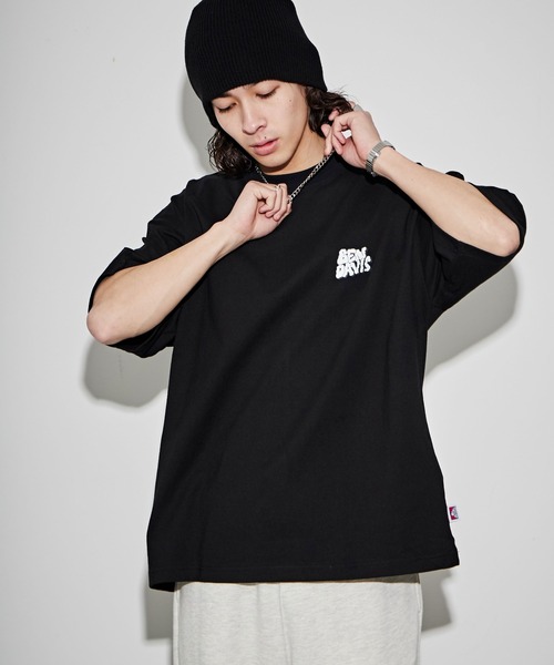 BEN DAVIS(ベンデイビス)の「∴WEGO/別注ベンデイビスプランプロゴT(Tシャツ/カットソー・メンズ・ホワイト/ブラック/スミクロ/オートミール・LARGE/MEDIUM/SMALL)」の13枚目の写真