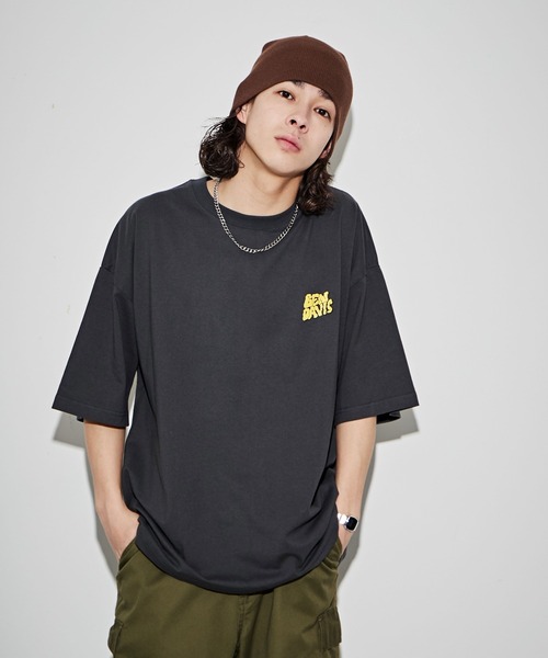 BEN DAVIS(ベンデイビス)の「∴WEGO/別注ベンデイビスプランプロゴT(Tシャツ/カットソー・メンズ・ホワイト/ブラック/スミクロ/オートミール・LARGE/MEDIUM/SMALL)」の5枚目の写真