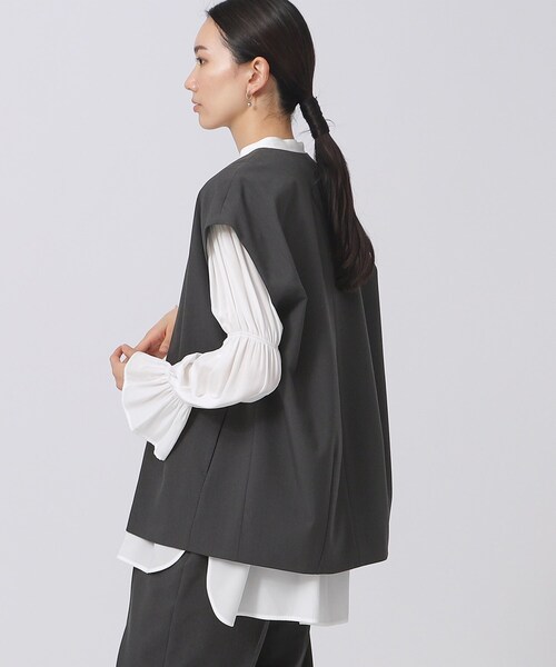 GALLEST（ギャレスト）の「◆バルーンジレ（ベスト・レディース・チャコールグレー/ナチュラル/ライトグレー系9・38/34）」の16枚目の写真