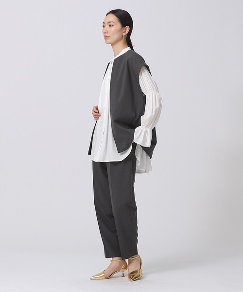 GALLEST（ギャレスト）の「◆バルーンジレ（ベスト・レディース・チャコールグレー/ナチュラル/ライトグレー系9・38/34）」の17枚目の写真