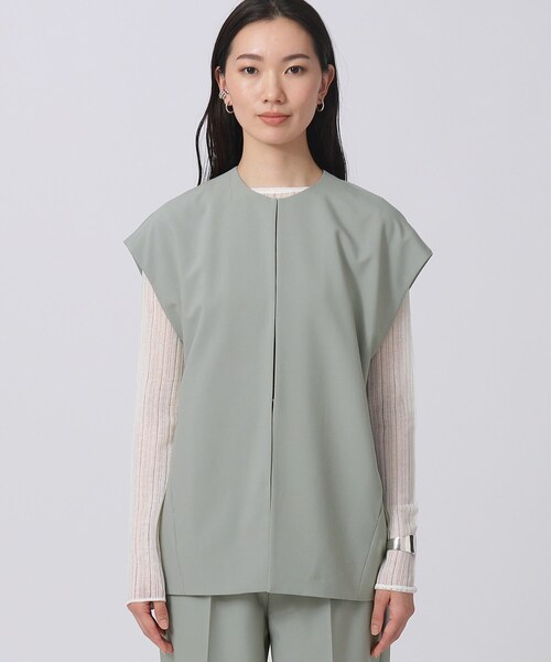 GALLEST（ギャレスト）の「◆バルーンジレ（ベスト・レディース・チャコールグレー/ナチュラル/ライトグレー系9・38/34）」の12枚目の写真