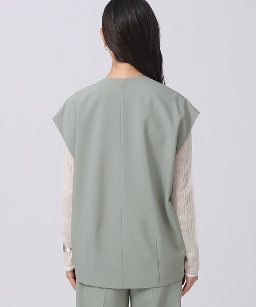 GALLEST（ギャレスト）の「◆バルーンジレ（ベスト・レディース・チャコールグレー/ナチュラル/ライトグレー系9・38/34）」の5枚目の写真