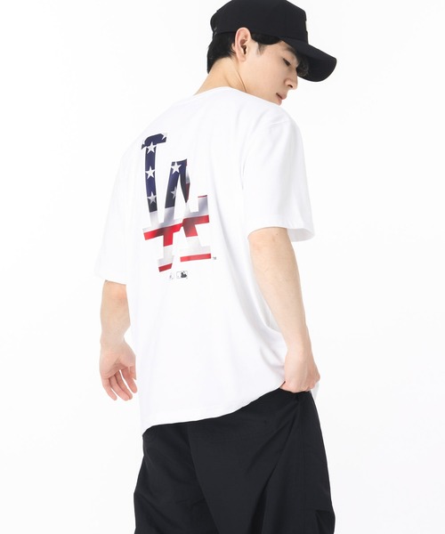 NEW ERA(ニューエラ)の「ニューエラ 韓国企画 半袖Tシャツ MLBインデペンデンス(Tシャツ/カットソー・メンズ・ブラック/ホワイト/ネイビー・S/M/L/XL/XXL)」の7枚目の写真