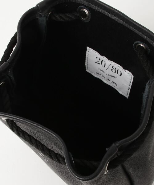 20/80(テゥエンティーエイティー)の「【20/80】SHRINK LEATHER GASSAI BAG(ハンドバッグ・メンズ・ブラック・FREE)」の4枚目の写真