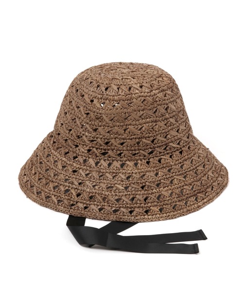niko and...（ニコアンド）の「オリジナルラフィアキャペリンハット（ハット・レディース・モカ/ナチュラル・FREE）」の18枚目の写真