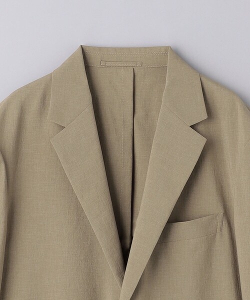 UNITED ARROWS（ユナイテッドアローズ）の「ポリエステル/T＆T シングル２ボタンジャケット  COZY -ウォッシャブル・ストレッチ・防しわ性（着用しわ）-（テーラードジャケット・メンズ・ベージュ/ロイヤルブルー・S/M/XL/XXL/L）」の11枚目の写真