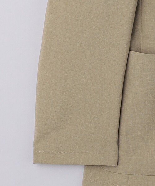 UNITED ARROWS（ユナイテッドアローズ）の「ポリエステル/T＆T シングル２ボタンジャケット  COZY -ウォッシャブル・ストレッチ・防しわ性（着用しわ）-（テーラードジャケット・メンズ・ベージュ/ロイヤルブルー・S/M/XL/XXL/L）」の12枚目の写真