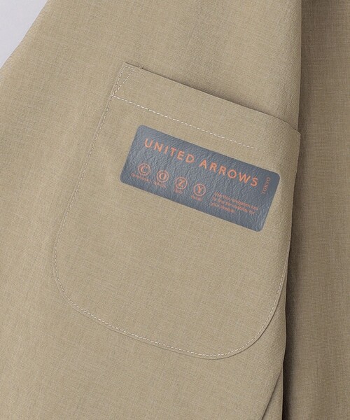 UNITED ARROWS（ユナイテッドアローズ）の「ポリエステル/T＆T シングル２ボタンジャケット  COZY -ウォッシャブル・ストレッチ・防しわ性（着用しわ）-（テーラードジャケット・メンズ・ベージュ/ロイヤルブルー・S/M/XL/XXL/L）」の15枚目の写真