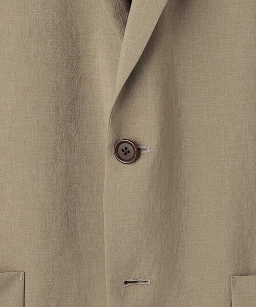 UNITED ARROWS（ユナイテッドアローズ）の「ポリエステル/T＆T シングル２ボタンジャケット  COZY -ウォッシャブル・ストレッチ・防しわ性（着用しわ）-（テーラードジャケット・メンズ・ベージュ/ロイヤルブルー・S/M/XL/XXL/L）」の18枚目の写真