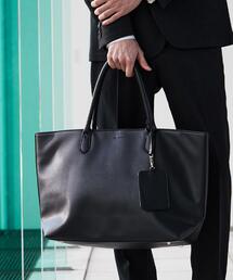 tk.TAKEO KIKUCHI（ティーケータケオキクチ）の「レザー調トートバッグ（トートバッグ）」