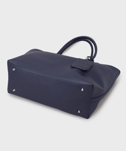 tk.TAKEO KIKUCHI（ティーケータケオキクチ）の「レザー調トートバッグ（トートバッグ・メンズ・ブラック/ブラック系/ブルー系その他/ダークブラウン・00）」の8枚目の写真