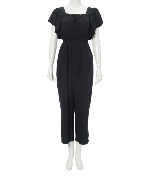 fifth(フィフス)の「フリルギャザーオールインワン(つなぎ/オールインワン・レディース・ベージュ/ブラック/ブルーグレー・M)」の18枚目の写真