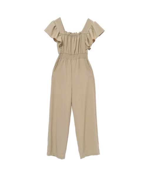 fifth(フィフス)の「フリルギャザーオールインワン(つなぎ/オールインワン・レディース・ベージュ/ブラック/ブルーグレー・M)」の15枚目の写真