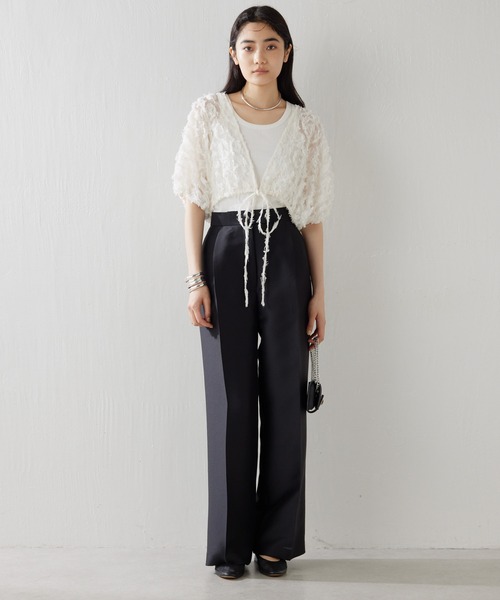 【美品】Whim Gazette ウィムガゼット ジャガードボレロ Whim Gazette（ウィムガゼット）の「ジャガードボレロ（シャツ