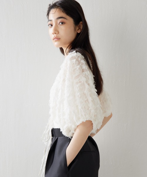 【美品】Whim Gazette ウィムガゼット ジャガードボレロ Whim Gazette(ウィム ガゼット)のジャガードボレロ通販 | 集英社