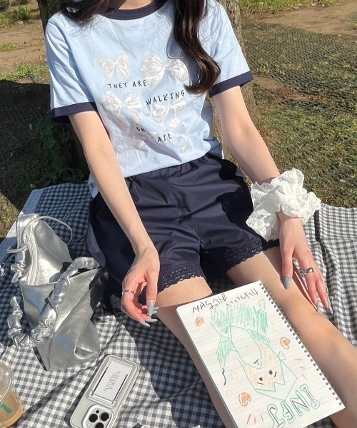 nemne store(ネンネストア)の「《低身長サイズあり》レース付きショートパンツ(その他パンツ・レディース・ネイビー/ブルー/レッド・SMALL/MEDIUM)」の10枚目の写真