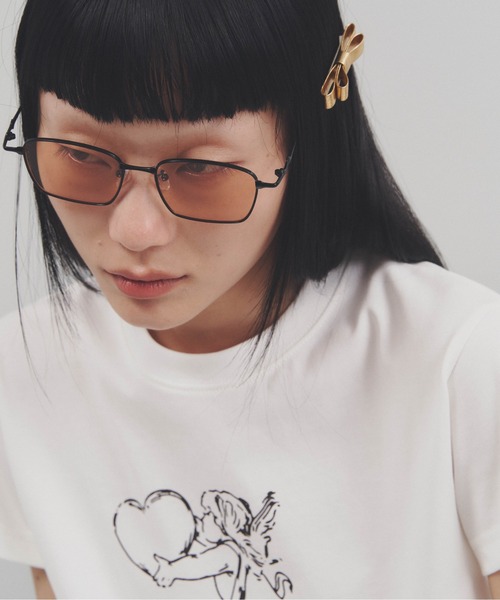 Carmelo(カーメロ)の「Square lens color sunglass(サングラス・レディース・オレンジ/ブルー・FREE)」の20枚目の写真