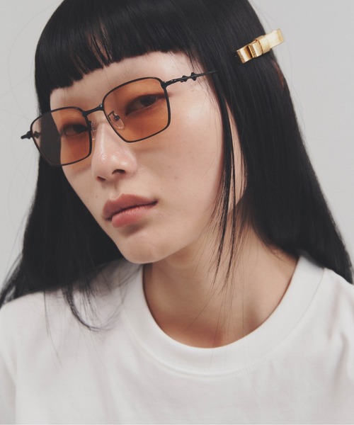 Carmelo(カーメロ)の「Square lens color sunglass(サングラス・レディース・オレンジ/ブルー・FREE)」の8枚目の写真