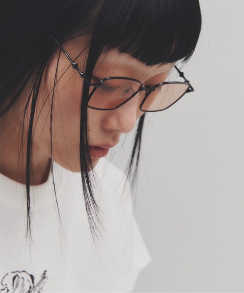 Carmelo(カーメロ)の「Square lens color sunglass(サングラス・レディース・オレンジ/ブルー・FREE)」の6枚目の写真