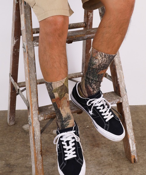 ROOPTOKYO（ループトウキョウ）の「ANONYMOUSISM/アノニマスイズム ウッズプリントクルー 靴下（ソックス/靴下・メンズ・ブラウン系1/ブラウン系2・23～25cm/25～27cm）」の13枚目の写真