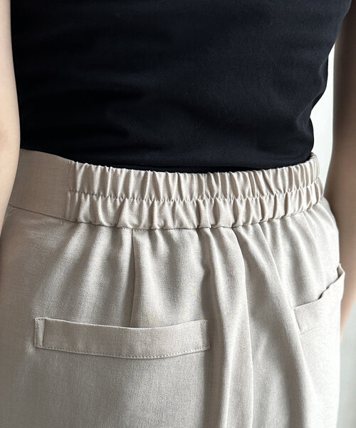 DouDou(ドゥドゥ)の「【WEB限定】タンブラーオックスショートパンツ(その他パンツ・レディース・チャコールグレー/グレイッシュベージュ・FREE)」の20枚目の写真