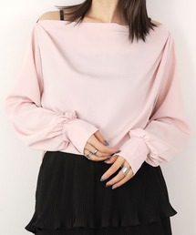 オフショルダー」に該当するピンク/桃色系のファッション通販 - ZOZOTOWN