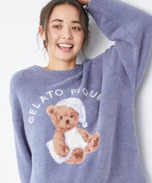 ジェラピケGOODNIGHTBEARジャガードプルオーバーショートパンツセット gelato pique（ジェラートピケ）の「【ONLINE限定】GOOD NIGHT