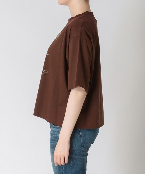 Three Four Time(スリーフォータイム)の「BIRMAN CAT(Tシャツ/カットソー・レディース・ブラック/アイボリー/ブラウン・FREE)」の9枚目の写真