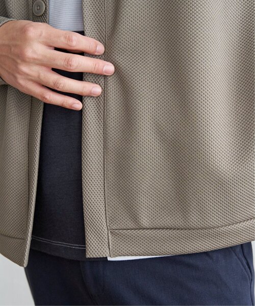 ikka（イッカ）の「パイナップルワンボタンカーディガン（カーディガン/ボレロ・メンズ・ブラック/オリーブ/ネイビー/ベージュ・M/L/XL/S）」の22枚目の写真