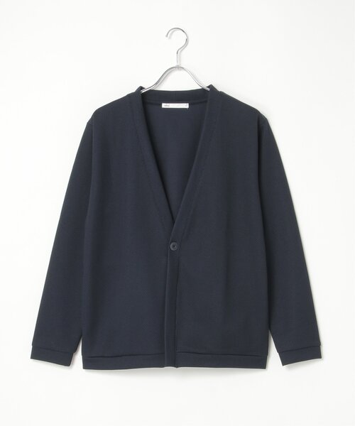 ikka（イッカ）の「パイナップルワンボタンカーディガン（カーディガン/ボレロ・メンズ・ブラック/オリーブ/ネイビー/ベージュ・M/L/XL/S）」の15枚目の写真