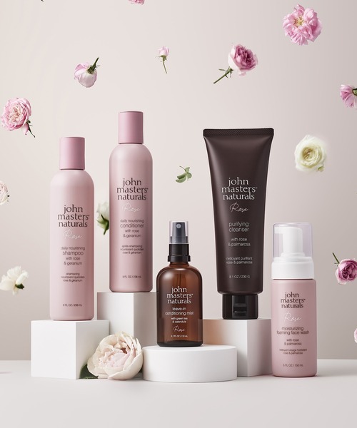 ローズヘアケアギフト 3套 john masters organics（ジョンマスターオーガニック）の