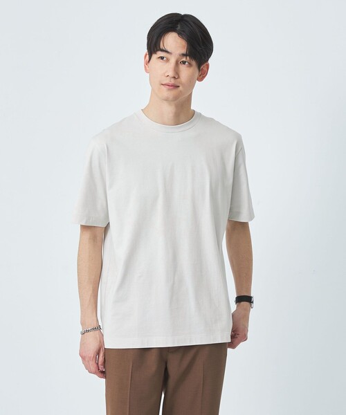 SLOANE(スローン)の「【別注】<SLOANE×green label relaxing>クルーネック Tシャツ(Tシャツ/カットソー・メンズ・ダークグリーン/ブラック/ライトグレー・5=L/6=XL/4=M)」の2枚目の写真