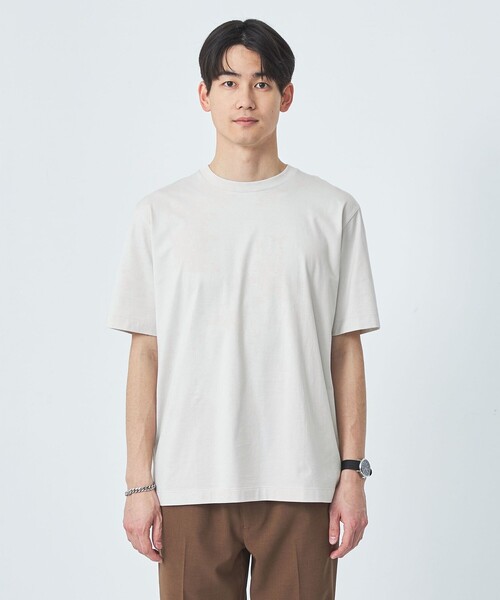 SLOANE(スローン)の「【別注】<SLOANE×green label relaxing>クルーネック Tシャツ(Tシャツ/カットソー・メンズ・ダークグリーン/ブラック/ライトグレー・5=L/6=XL/4=M)」の7枚目の写真