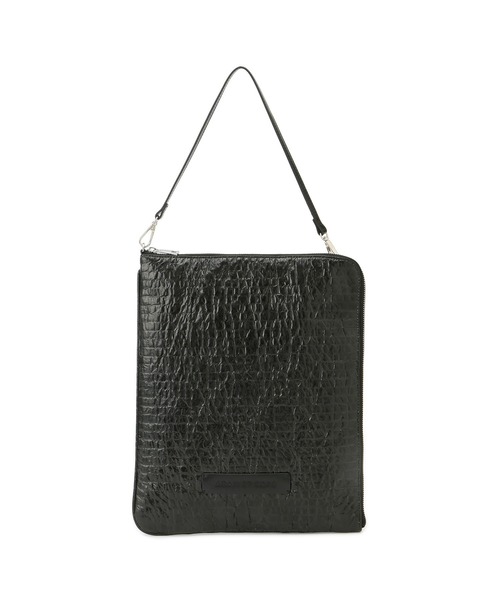 ADAM ET ROPE'(アダムエロペ)の「【サステナブル】メタリック2WAYタブレットケース(ショルダーバッグ・レディース・ブラック/パープル/シルバー/イエロー・FREE)」の20枚目の写真