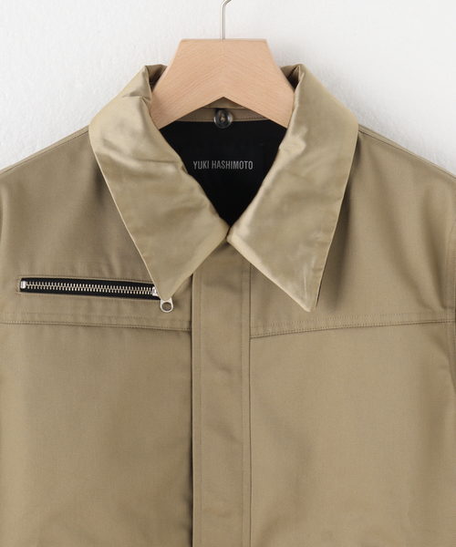 YUKI HASHIMOTO(ユウキハシモト)の「【YUKI HASHIMOTO / ユウキハシモト】CONVERTIBLE COLLAR JACKET(その他アウター・メンズ・ブラック/チャコールグレー・46)」の6枚目の写真
