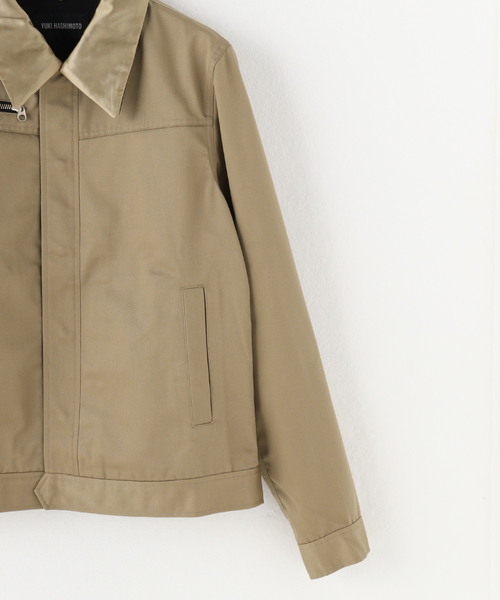 YUKI HASHIMOTO(ユウキハシモト)の「【YUKI HASHIMOTO / ユウキハシモト】CONVERTIBLE COLLAR JACKET(その他アウター・メンズ・ブラック/チャコールグレー・46)」の8枚目の写真
