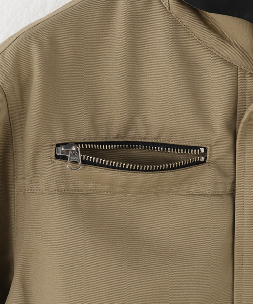 YUKI HASHIMOTO(ユウキハシモト)の「【YUKI HASHIMOTO / ユウキハシモト】CONVERTIBLE COLLAR JACKET(その他アウター・メンズ・ブラック/チャコールグレー・46)」の12枚目の写真