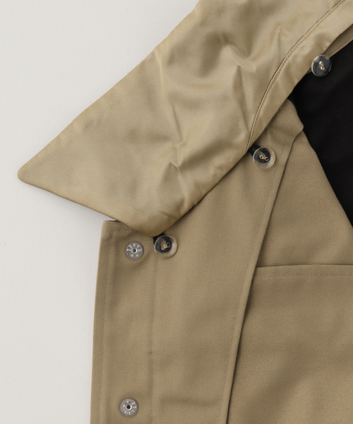 YUKI HASHIMOTO(ユウキハシモト)の「【YUKI HASHIMOTO / ユウキハシモト】CONVERTIBLE COLLAR JACKET(その他アウター・メンズ・ブラック/チャコールグレー・46)」の14枚目の写真