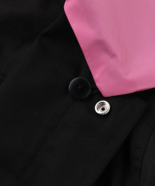 YUKI HASHIMOTO(ユウキハシモト)の「【YUKI HASHIMOTO / ユウキハシモト】CONVERTIBLE COLLAR JACKET(その他アウター・メンズ・ブラック/チャコールグレー・46)」の16枚目の写真