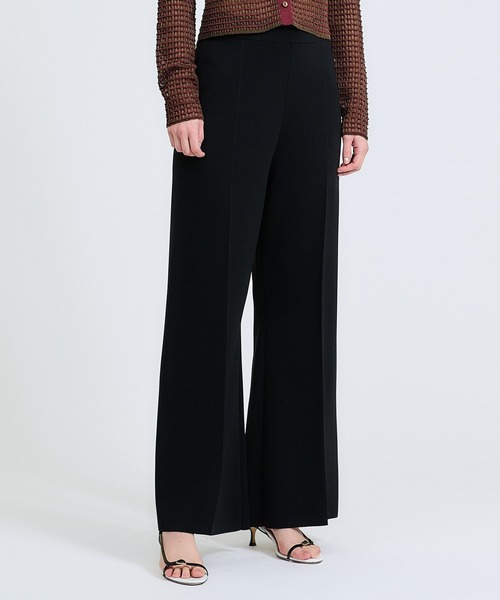 ESTNATION(エストネーション)の「ESTNATION / サーブルパンツ《ONLINE EXCLUSIVE》(その他パンツ・レディース・ブラック/オフホワイト/ネイビー/クリアブラック・36/38/34)」の2枚目の写真