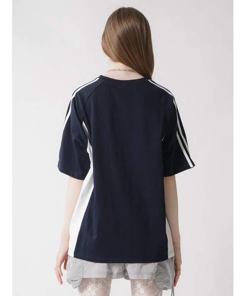 :ETHROF(イーサオブ)の「UNIFORM T-SHIRT(Tシャツ/カットソー・レディース・ベージュ/ネイビー・FREE)」の17枚目の写真
